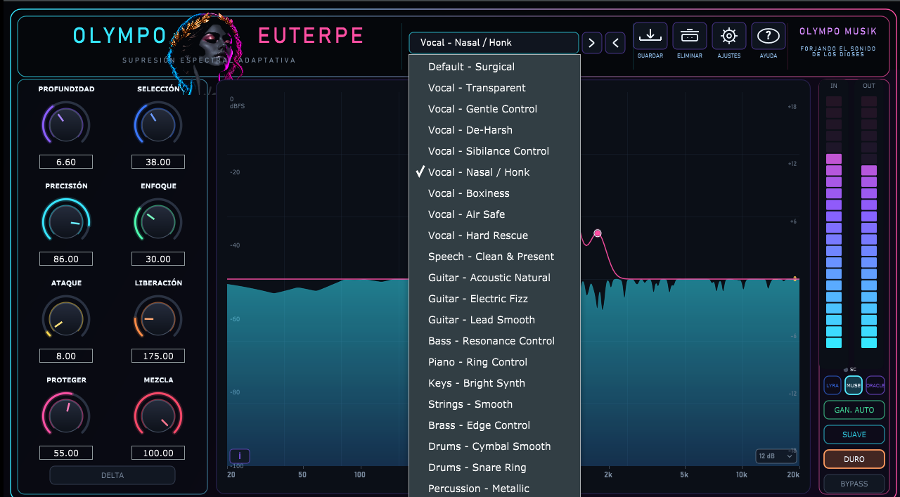 Presets de Olympo Euterpe